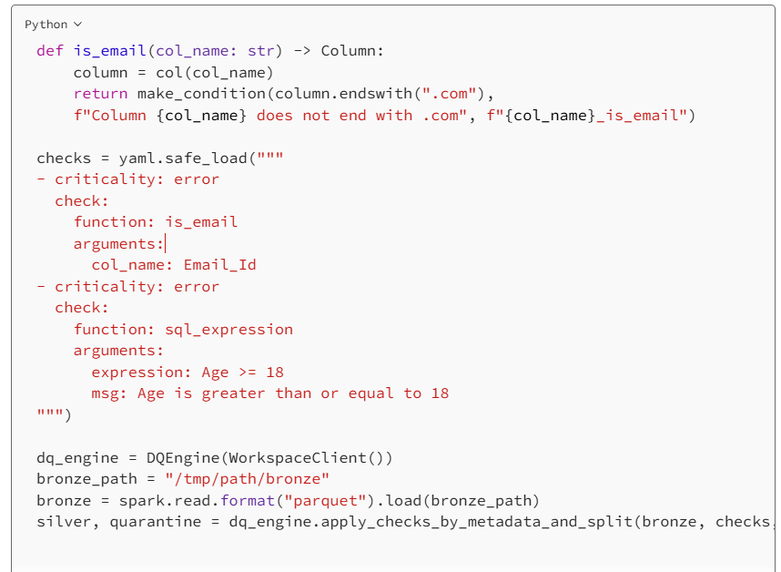 12 - Databricks DQX,Data Quality Management,Automated Data Validation